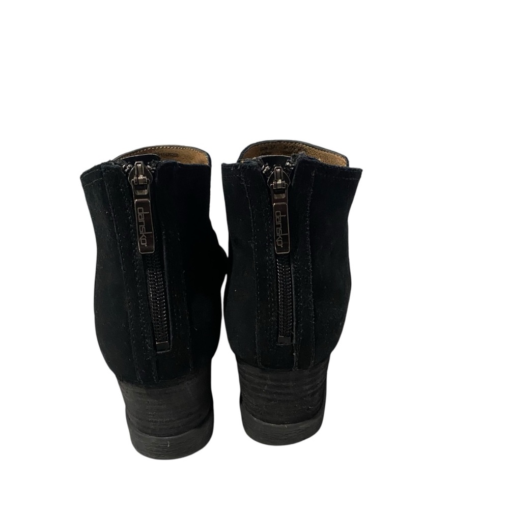 Dansko Stephanie Women Back-Zip Waterproof Suede Wedge Boots 37 US 6.5-7 - Picture 6 of 10